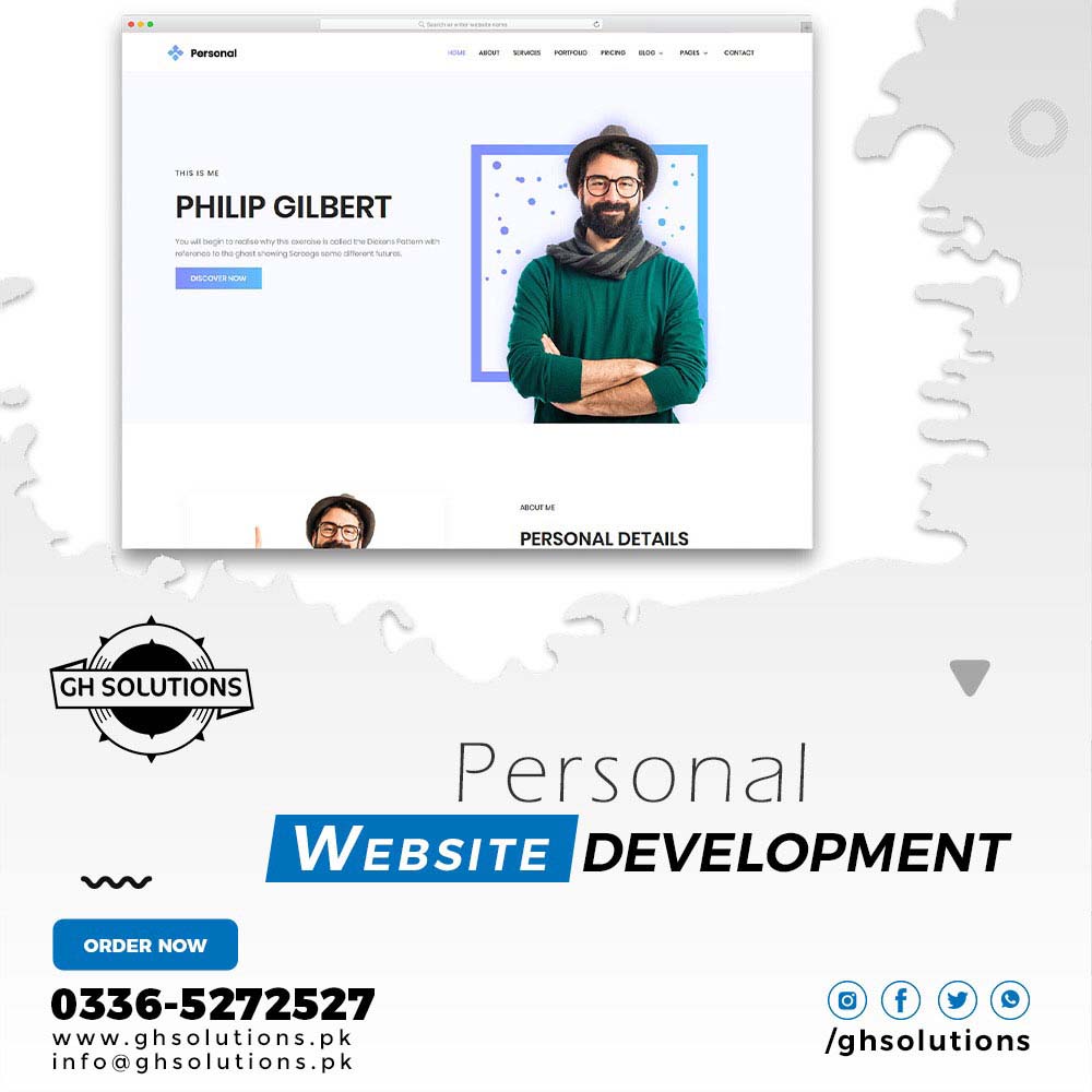 Personal Website Development