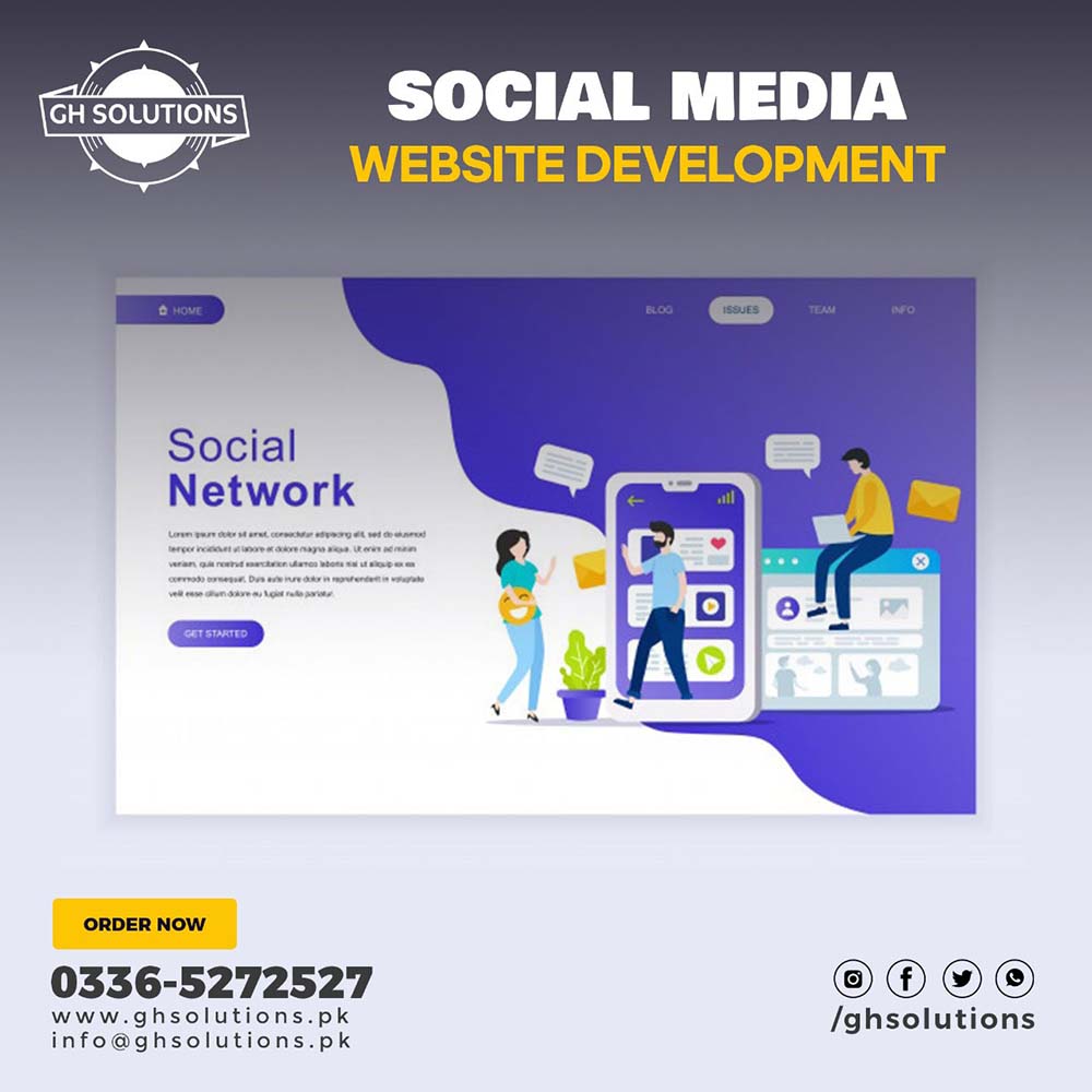 Social Media Website Development